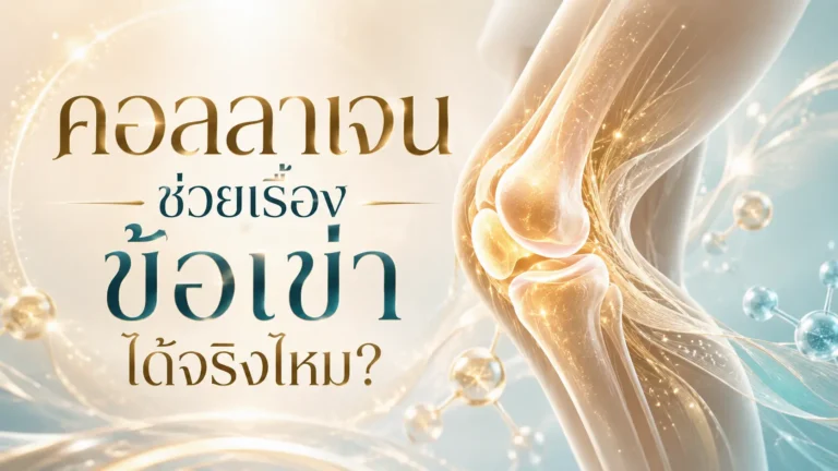 คอลลาเจนช่วยเรื่องข้อเข่าได้จริงไหม