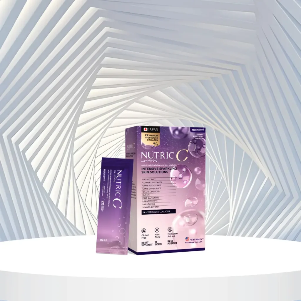 คอลลาเจน ยี่ห้อไหนดี 2026 รีวิว Nutric C ฟื้นฟูผิวโทรมวัย 30+