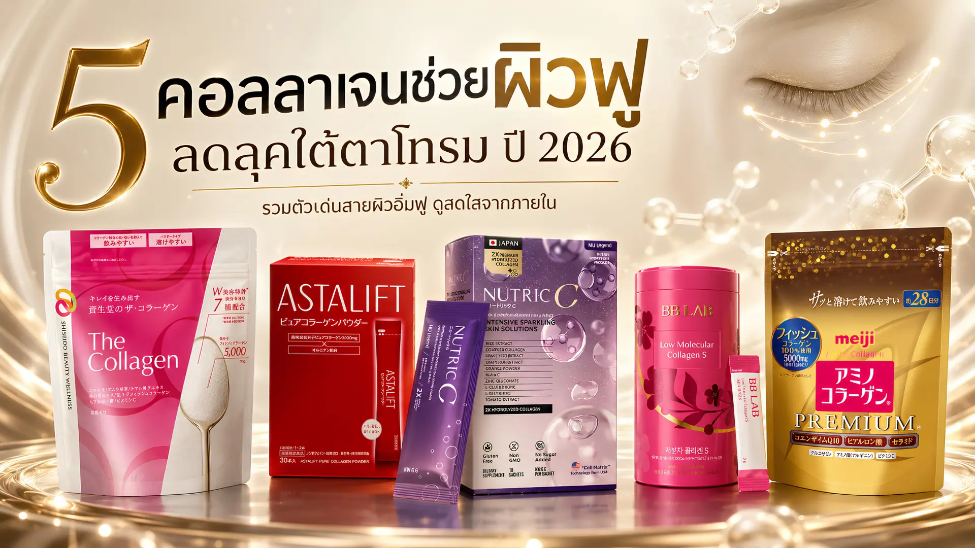 คอลลาเจนช่วยผิวฟูใต้ตา
