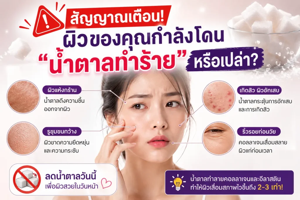 สัญญาณเตือนผิวของคุณกำลังโดนทำร้าย